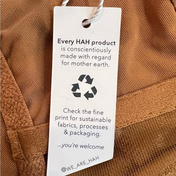 NWT We Are HAH X Free People Wired Bra 30-38DD 30DD 32DD 34DD 36DD Brown Sugar - Picture 13 of 14